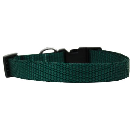 MIRAGE PET PRODUCTS Plain Nylon Cat Safety CollarGreen 124-1 GRCT